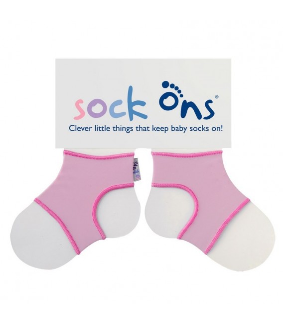 Sock Ons! Classic Baby Pink 0-6 months
