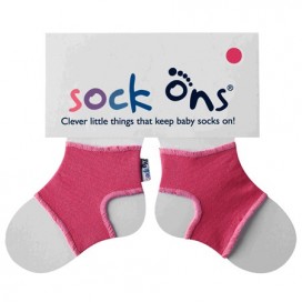 Fuschia Pink Sock Ons! 0-6 months