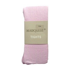 Marquise Cotton Tights 'Pink Ribbed' Sizes 0 to 6 yrs