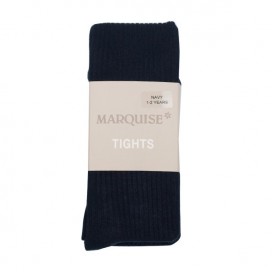 Marquise Cotton Tights 'Navy Chunky Rib' Sizes 0 to 6 yrs