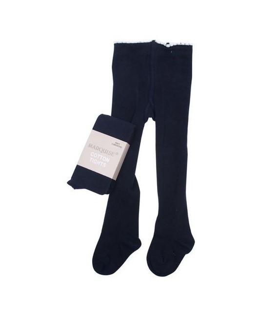 Marquise Knitted Cotton Tights 'Black'