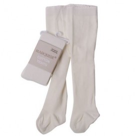 Marquise Knitted Cotton Tights 'Off White'