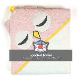 Weegoamigo Hooded Towel - Pink Owl