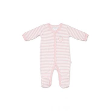 Marquise Terry Towelling Strawberry Studsuit