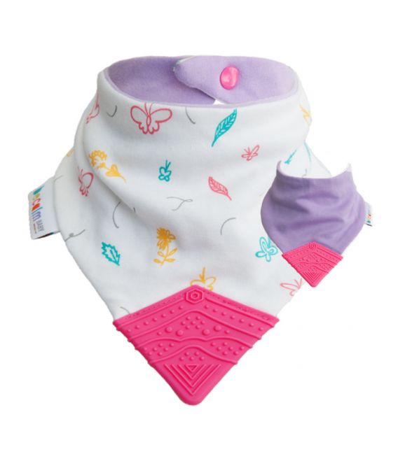 Becalm Baby Teething Bib - Butterfly