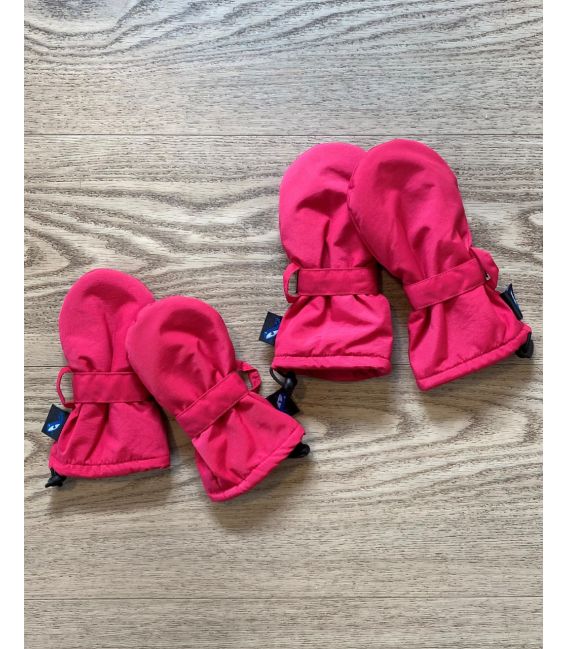 Puddle Jumpers Waterproof Baby/Toddler Mittens (Raspberry)