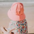 Bedhead Ponytail Beach Bucket Hat - Peach