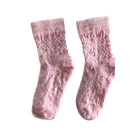 Sweet Cheeks Merino Baby Socks 'Pink'